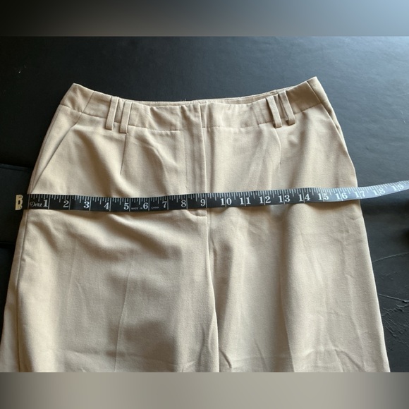 Talbots Beige Wide-Leg Capris 6 Petite - Picture 5 of 6